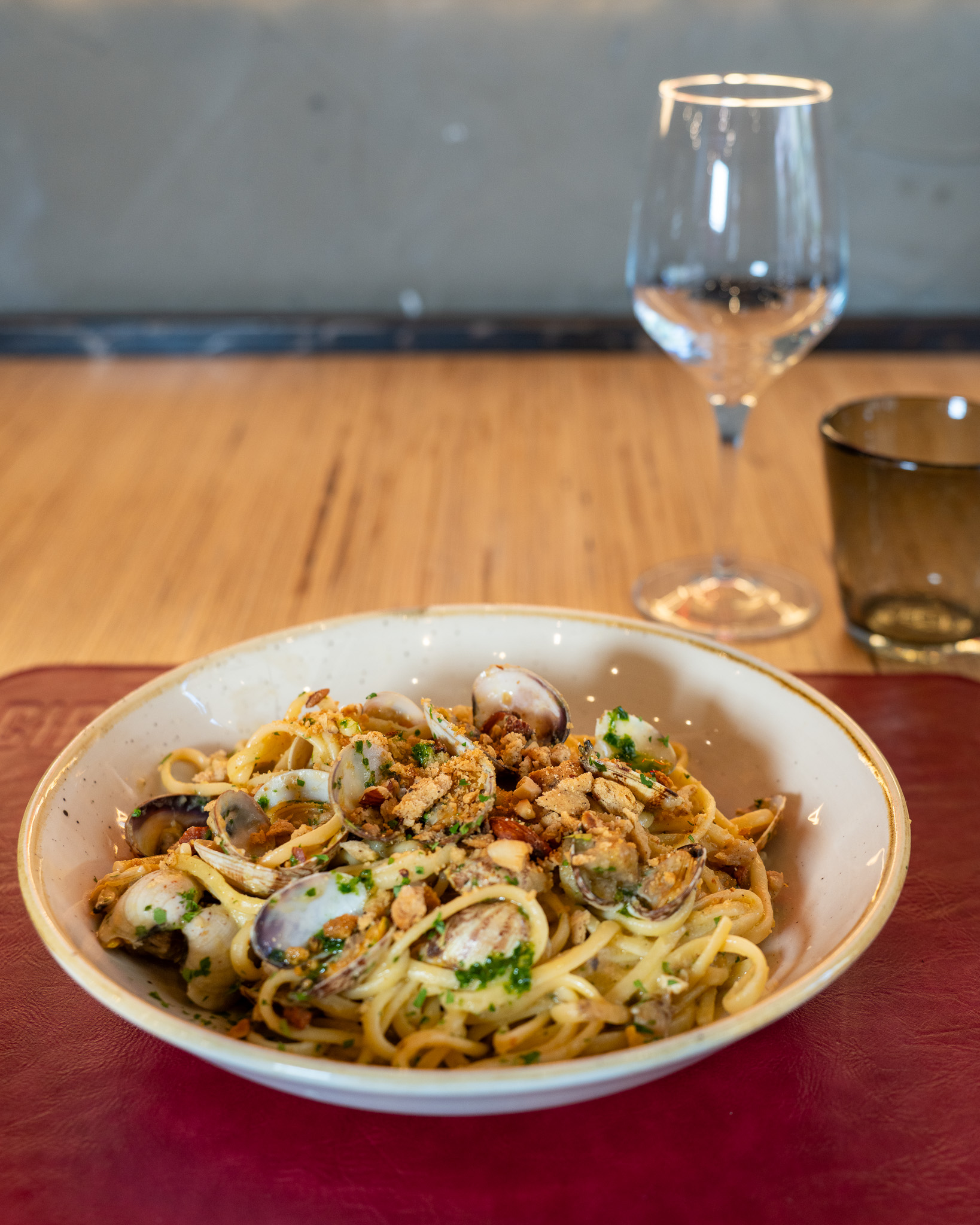 Spaghetti vongole e tarallo